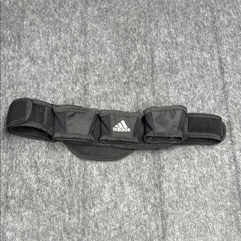 Adidas Black Running Belt Sleek Adjustable Accessory
